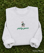 Embroidered Philly Goose Sweatshirt or T-Shirt | Vintage Style Kelly Green | Philadelphia Football Gifts | Crewneck | T-Shirt | Hoodie