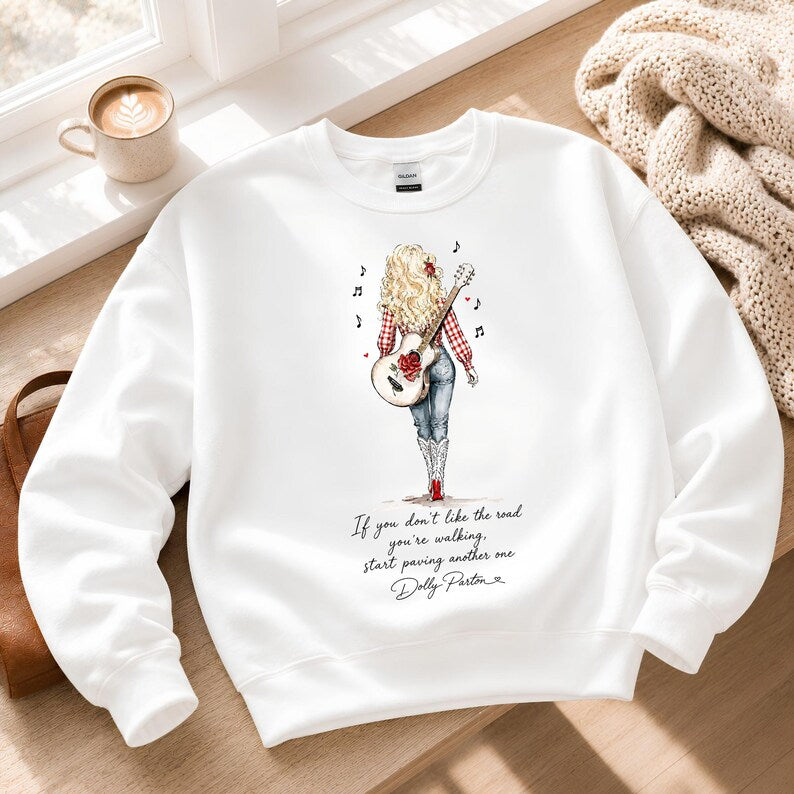 Tribute Sweatshirt, Country Music Legend Memorial Shirt, Dolly Hoodie, Dolly Vintage Tee, Country Fan Gift
