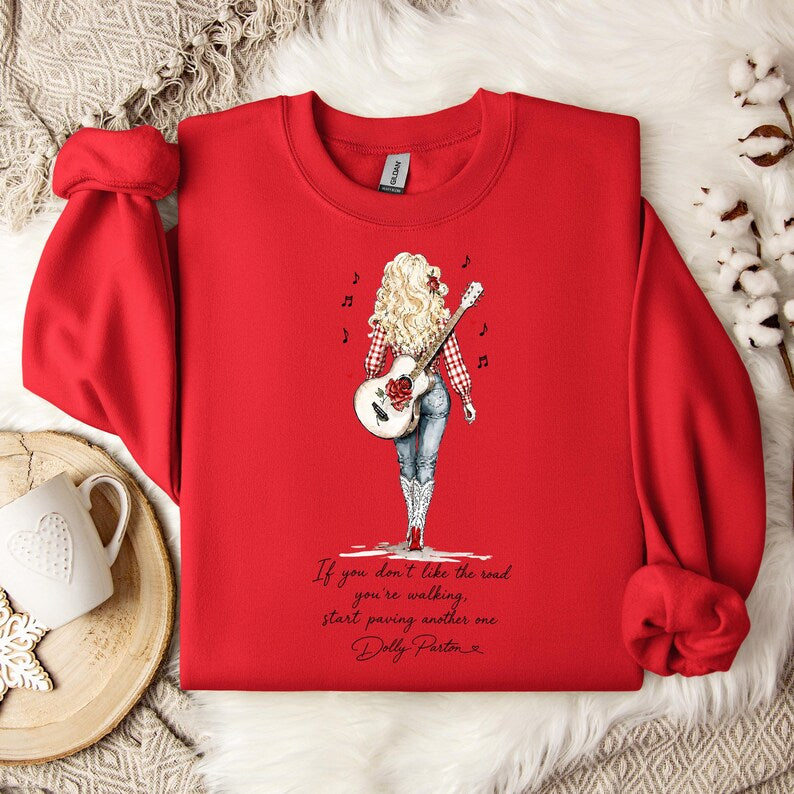 Tribute Sweatshirt, Country Music Legend Memorial Shirt, Dolly Hoodie, Dolly Vintage Tee, Country Fan Gift