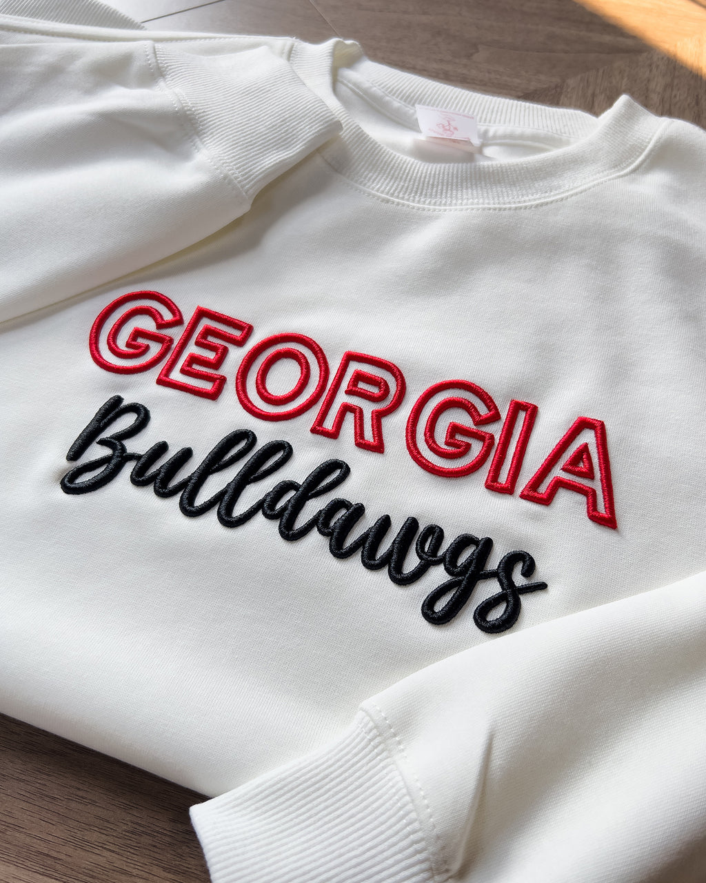 Custom 3D PUFF Embroidery Team Sweatshirt