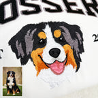 Personalized Embroidered Pet Face and Name Est Sweatshirt