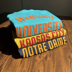 Custom Stitched Retro Wool Felt Letter Sweatshirt Vintage Style Varsity Crewneck