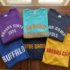 Custom Stitched Retro Wool Felt Letter Sweatshirt Vintage Style Varsity Crewneck