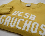 Custom Stitched Retro Wool Felt Letter Sweatshirt Vintage Style Varsity Crewneck