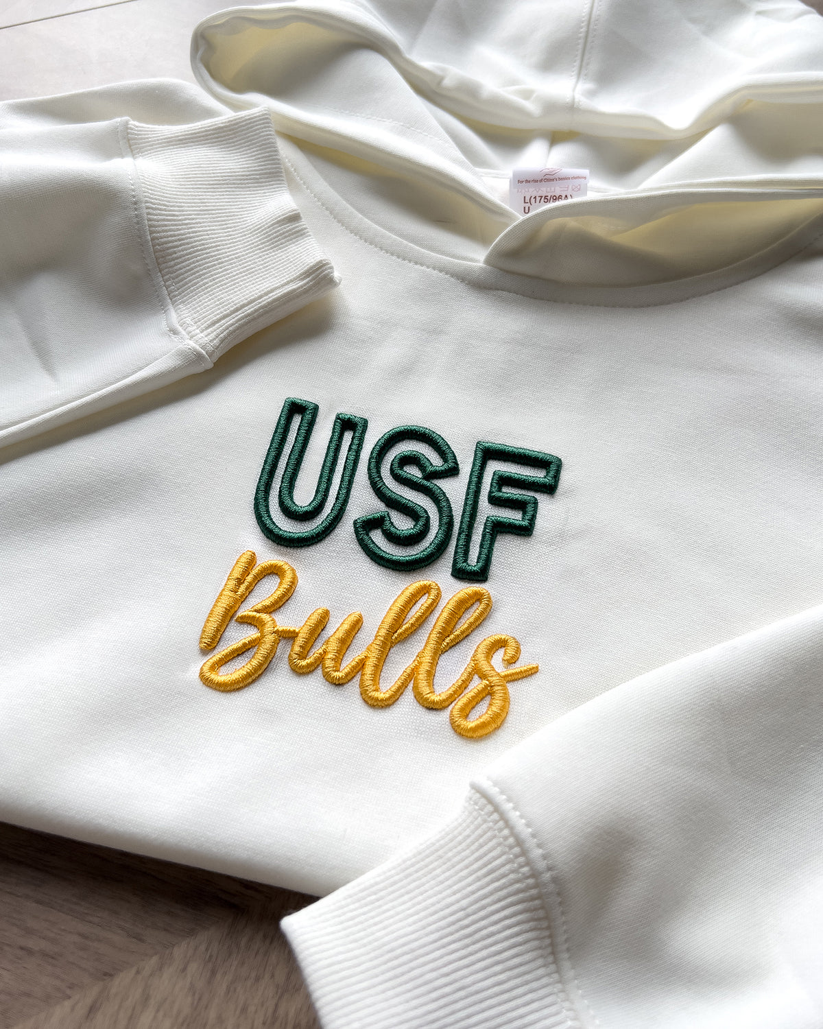 Custom 3D PUFF Embroidery Team Sweatshirt
