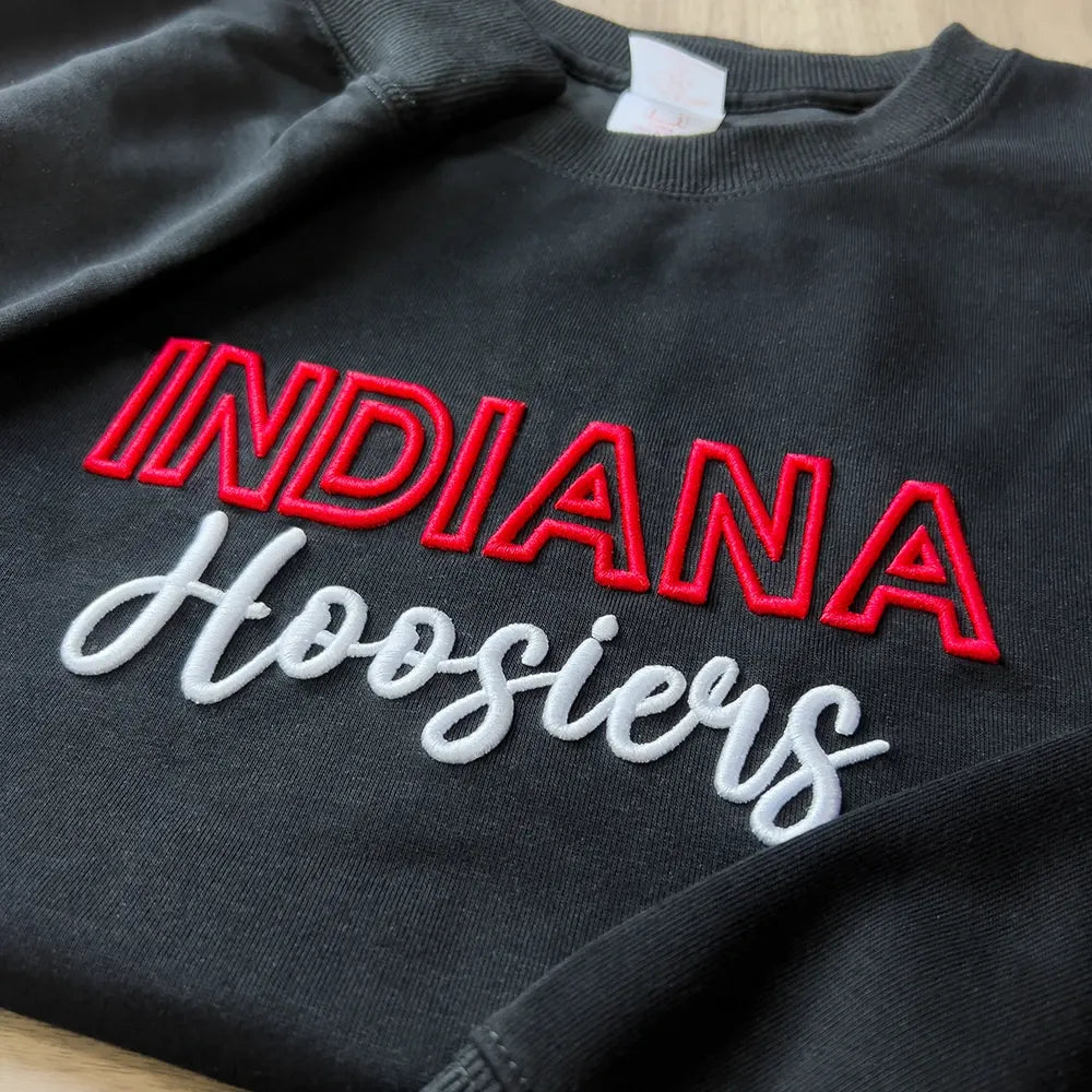 Custom 3D PUFF Embroidery Team Sweatshirt